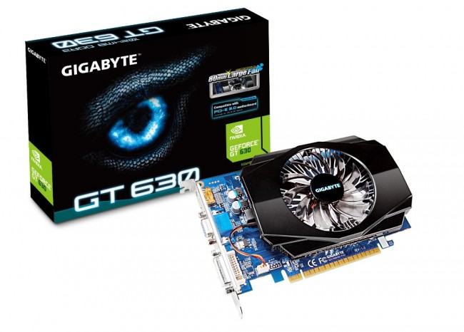 Gigabyte GeForce CUDA GT630 1GB DDR3 128BIT DVI/HDMI/D-Sub BOX